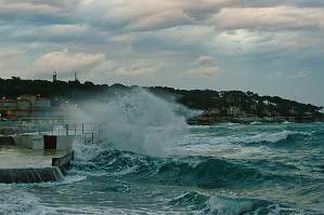 Tempête à la Garoupe - Antibes