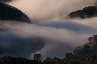 Brume sur le Lac d'Esparron-de-Verdon