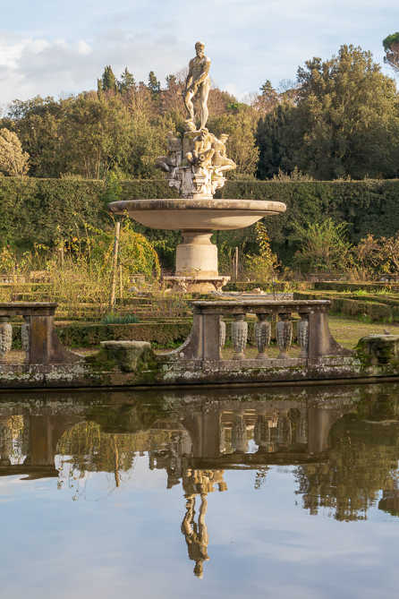 Fontaine de l'océan dans les jardins de Boboli 