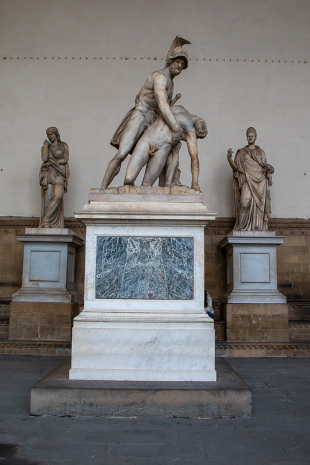 Ménélas soutenant le corps de Patrocle 