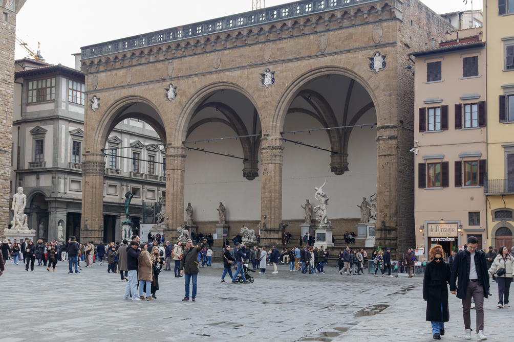 Loggia dei Lanzi, Piazza della Signoria à Florence 