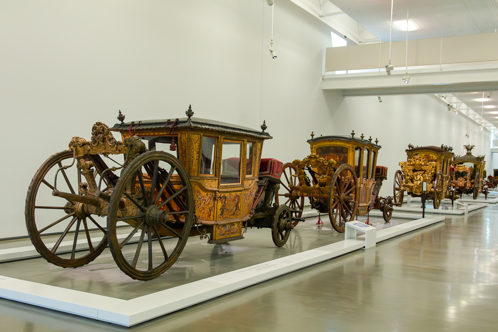 Le Musée des Carrosses Une galerie du musée national des Carrosses à Lisbonne