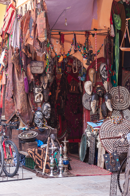 Commerce au souk d'Essaouira 