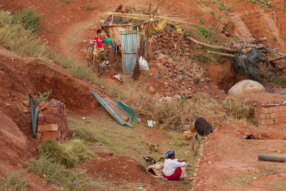 Scène de vie, sud marocains Yves MERANDON