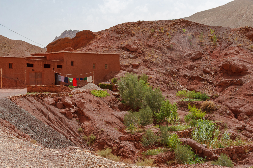 Sur la route des Gorges de Dades 