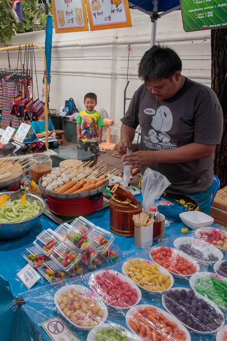 Street Food à Chiang Mai Street food dans les rues de Chiang Mai