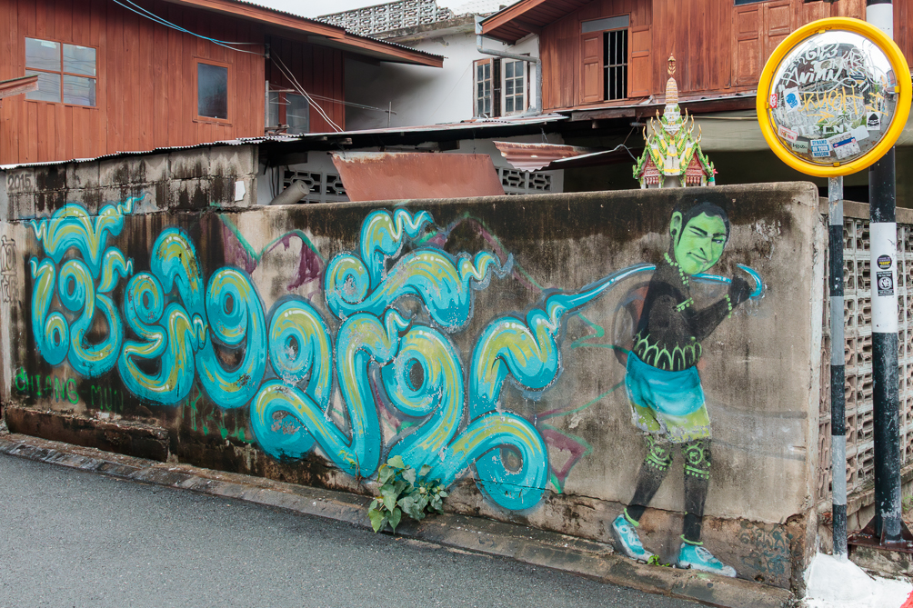 Tag à Chiang Mai Tag dans les rues de Chiang Mai