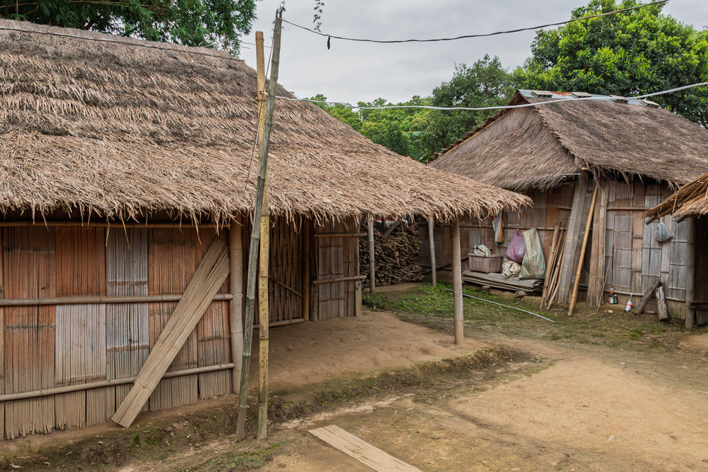 Village du nord thailandais Maisons traditionnelles du nord de la Thaïlande